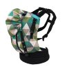 nosiljka za bebe - baby carrier Triangle theory in Green (with mesh and cover) 1